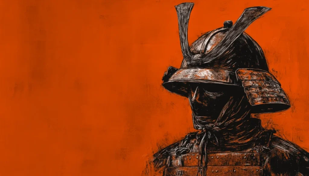 Digital art representation of a Late Edo Period helmet.