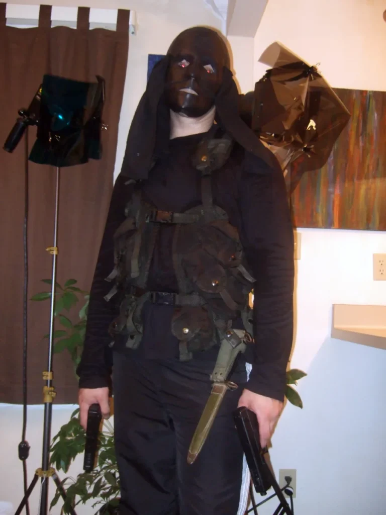 Joseph Janswig in “The Man in the Mask” costume.