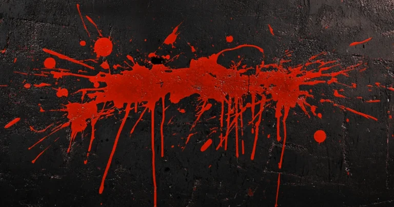 Blood splatter. (digital art)