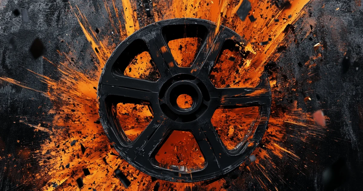 Film reel. (digital art)