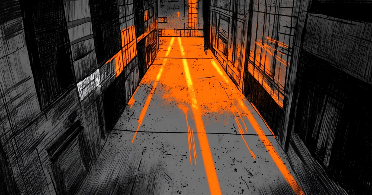 City street. (digital art)