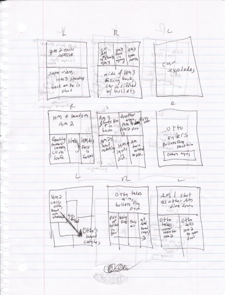 INDEFINITE comic book issue #1 layout. (Page 2)