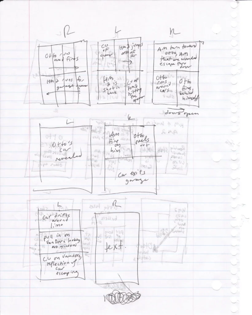 INDEFINITE comic book issue #1 layout. (Page 3)