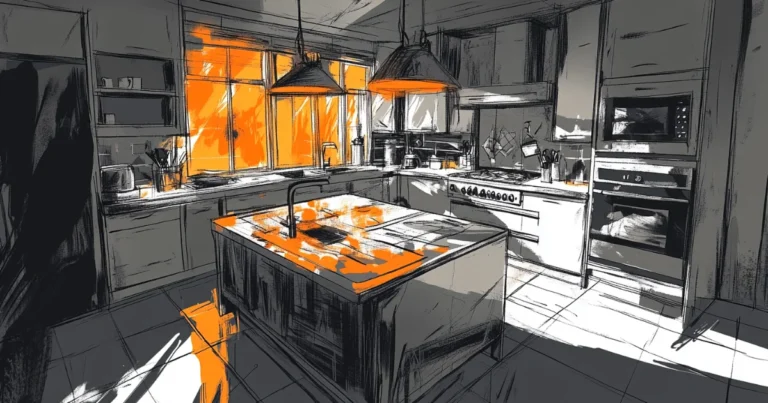 Kitchen. (digital art)