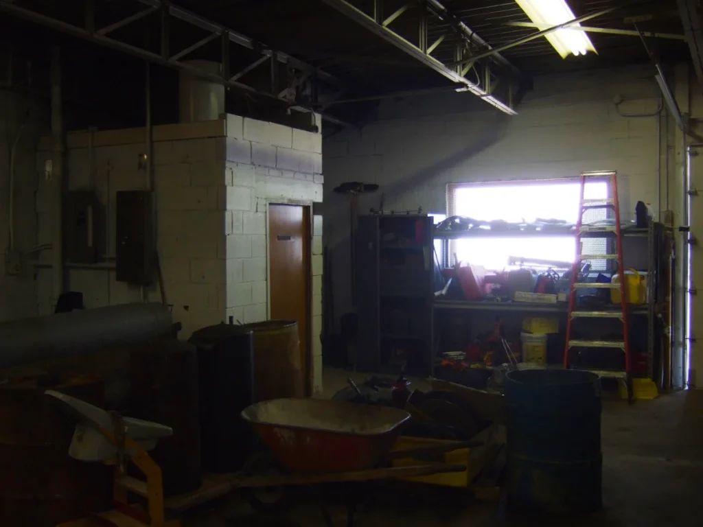 Location scouting. Office garage.