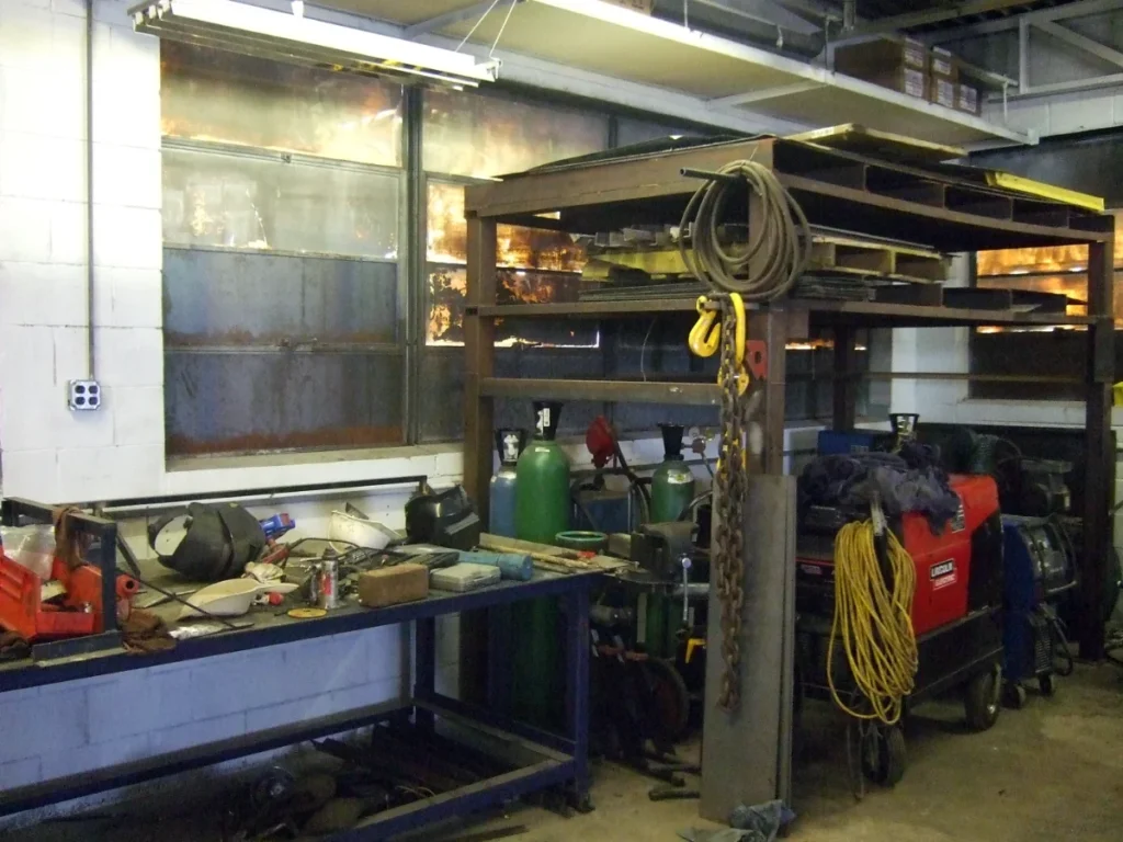 Location scouting. Office garage.